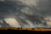 Storm clouds over Steens Mountain