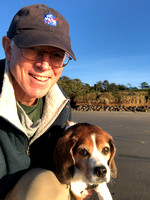 Dud and Presley at Tillicum Beach, Dec 27-28