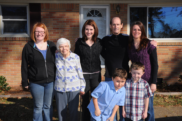 Brie, Lindsay, Dot, Brian Kelly, Ethan and Tyler