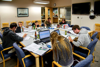 Class of 2015 in lat night homework session