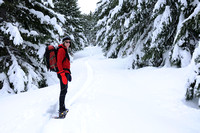 Snowshoeing Isaac Nickerson Loop