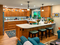 Kitchen and 2 Bathroom Remodels by Thayer Design & Build