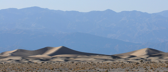 Sand dunes in Death Valley enroute to Grand Canyon