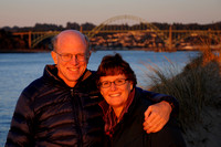 Newport, Oregon on New Year's Day