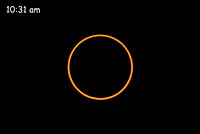 Annular Solar Eclipse, October 14, 2023